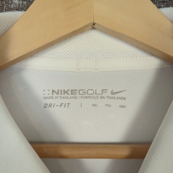 Vanderbilt Commodores Nike Mens XXL White Golf Polo Short Sleeve Performance - Picture 6 of 9